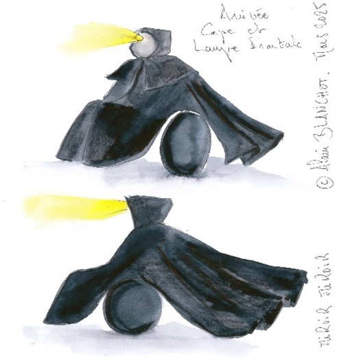 ébauche costume Miroir Miroir résident par Alain Blanchot