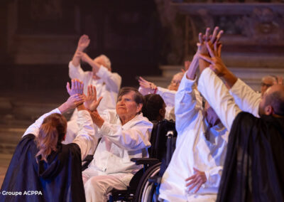 résidents et danseurs
