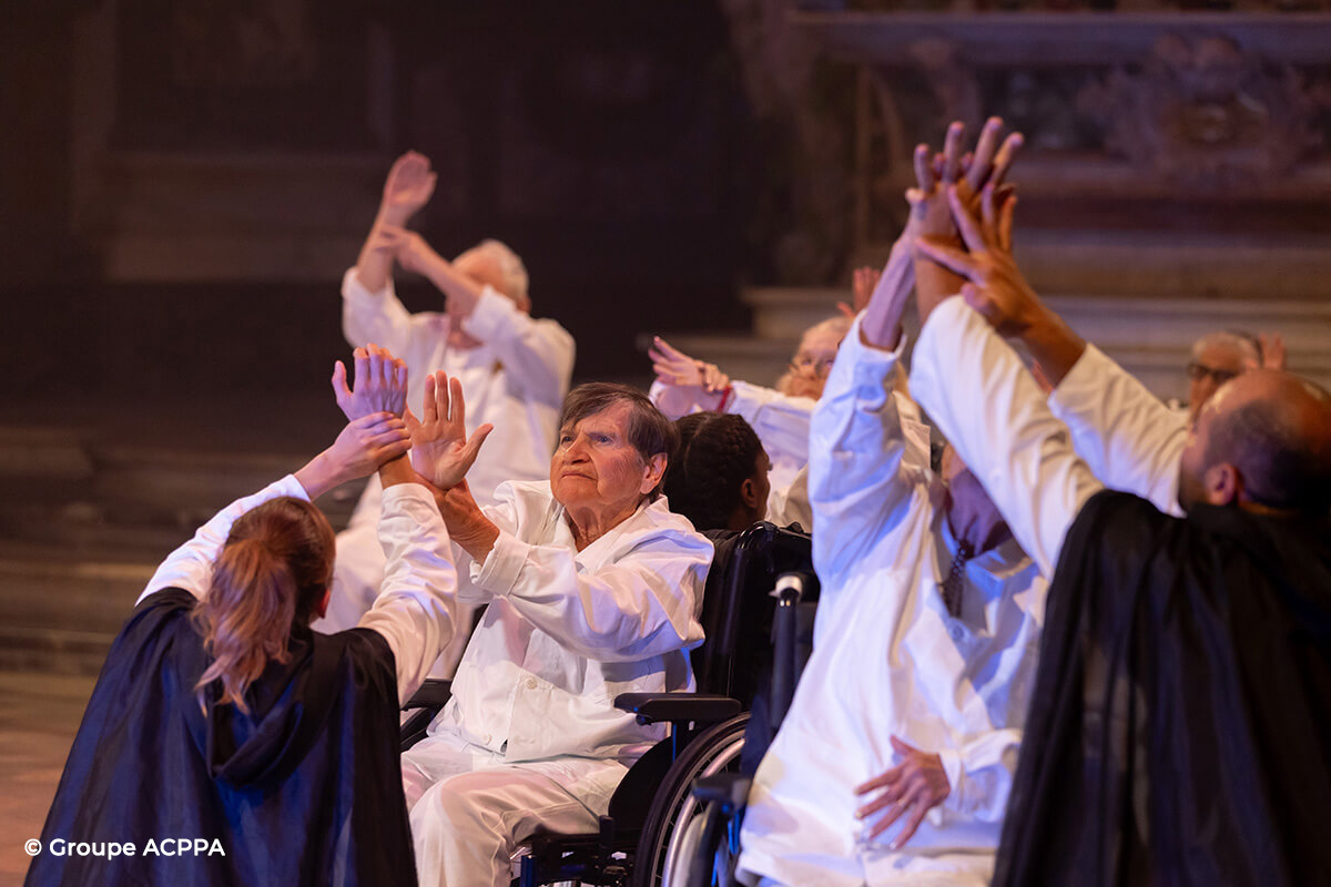 résidents et danseurs