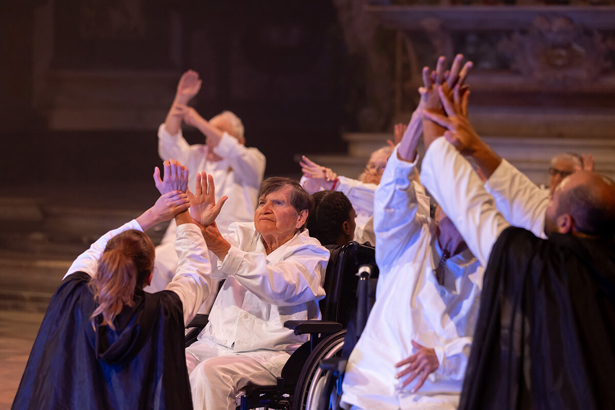résidents et danseurs